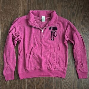 Victoria's Secret Pink Quarter-Zip Sweatshirt